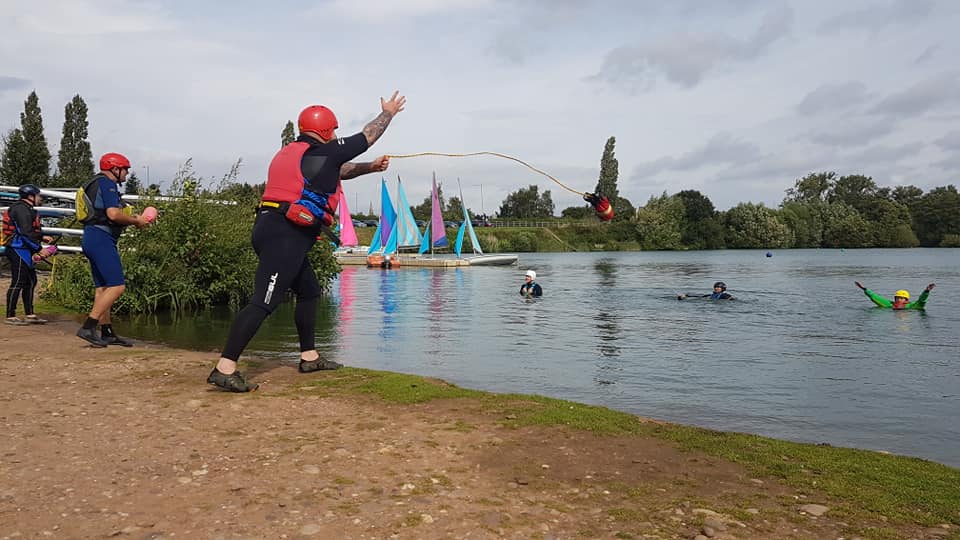 Hire a Canoe river safety training throwline rescue course River Severn Shrewsbury