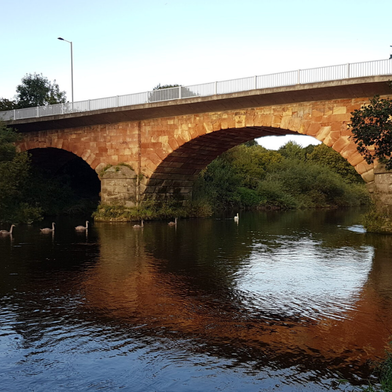 Montford bridge launch point on the River Severn - Hire a canoe