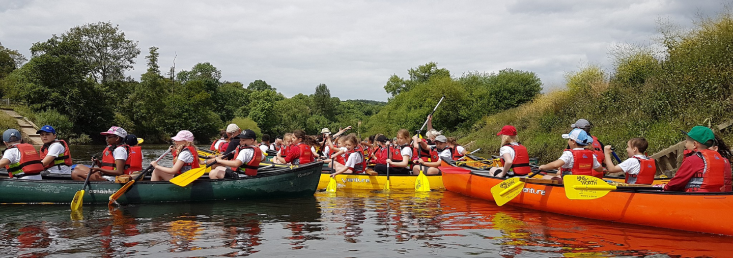 Group Canoe Hire - Shrewsbury Canoe and Kayak Hire - Hire a Canoe