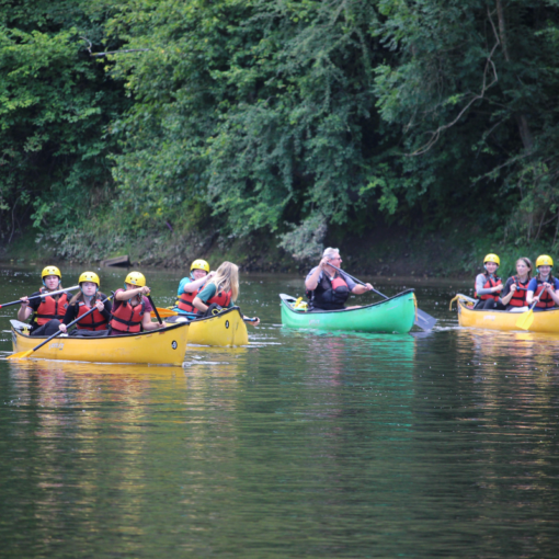 School Group Canoe Hire In Shrewsbury