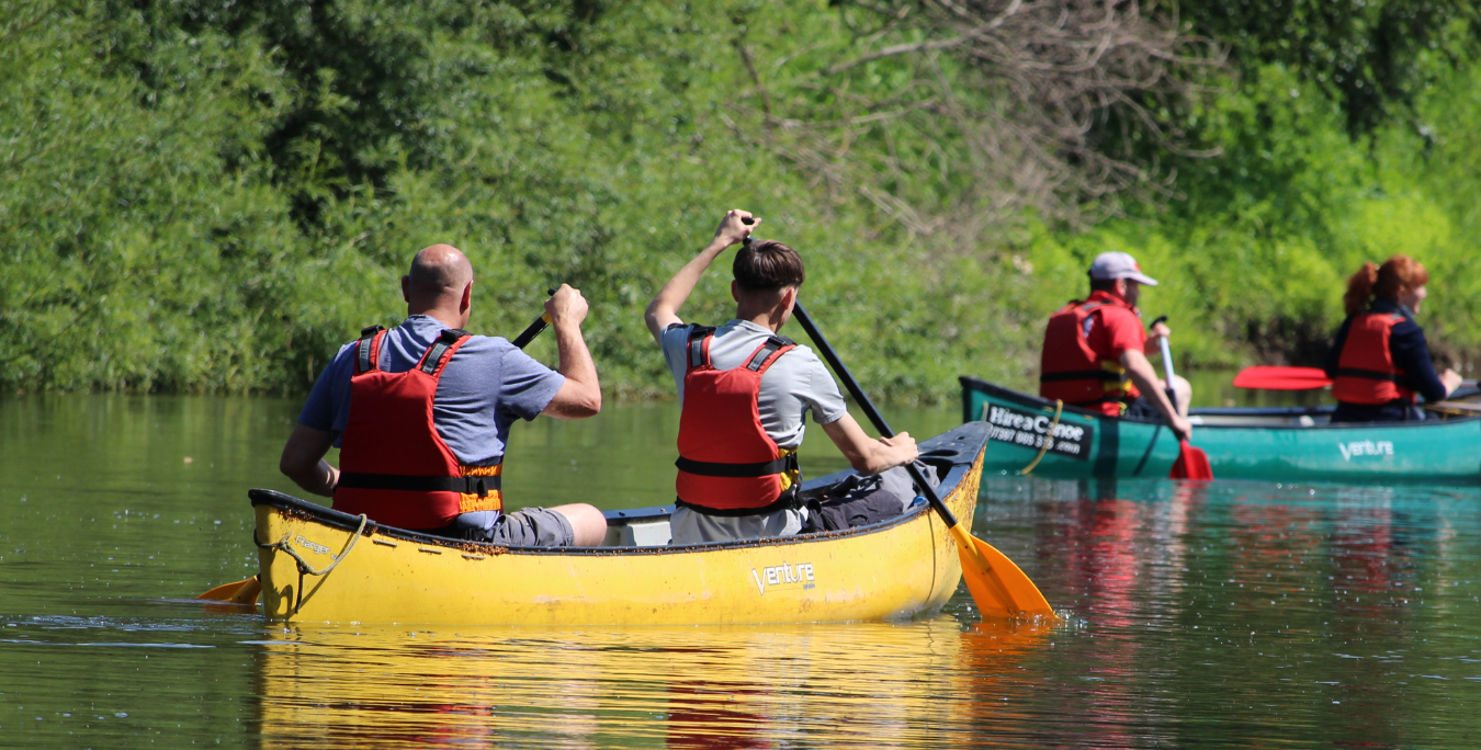 Hire a Canoe - Shrewsbury Canoe and Kayak Hire on The River Severn